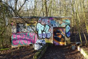 240 - Teufelsberg: Versorgungshaus (als Teil des Kunstprojektes)