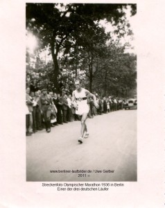 1936 Marathon deutscher Läufer