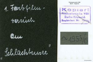 234 - Schlachtensee Galerie 05: 1955 Farbfilmaufnahmen