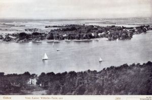 1920-vor-gatow-mit-windmc3bchle-bis-1921-vom-kaiser-wilhelm-turm-aus-klein