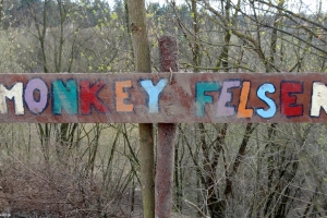 Kiesgrube Postfenn Galerie 03: Ehemaliger \"Monkey Felsen\"