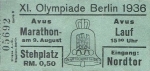 1936-08-09-marathonlauf-eintrittskarte