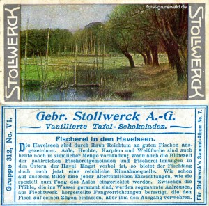 1904 Stollwerk Album 7 Serie 312 Nr. 6 - Grunewald - Fischerei - klein
